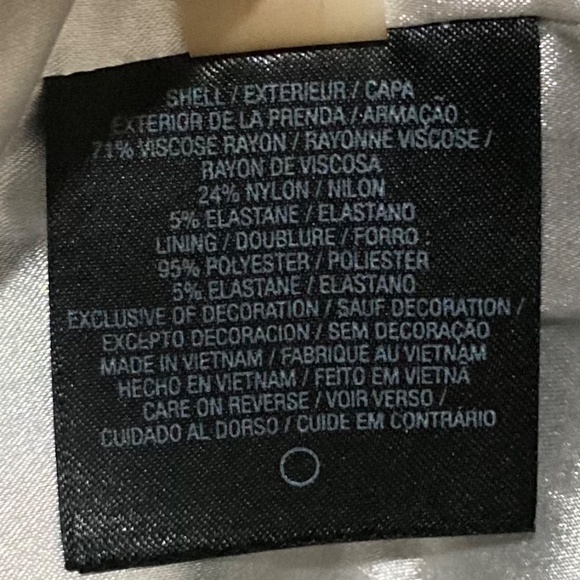 Elegant, Elie Tahari, Navy and White, Dress, Knee/Below Knee, Size 0 - Picture 10 of 10